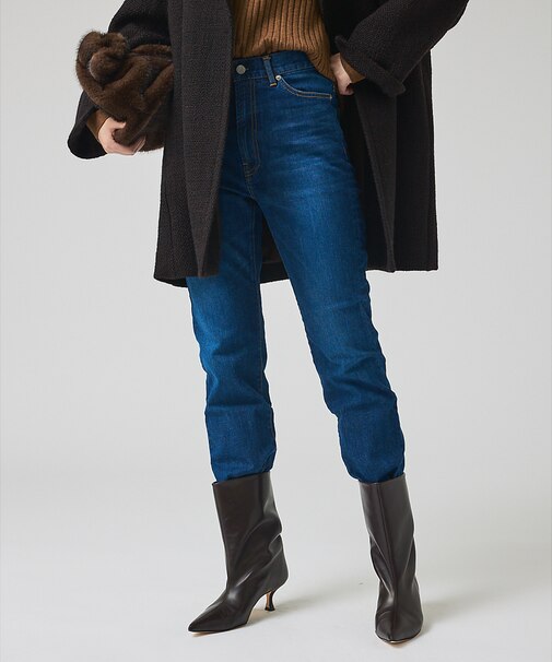 【e×qualite】ストレートストレッチパンツ