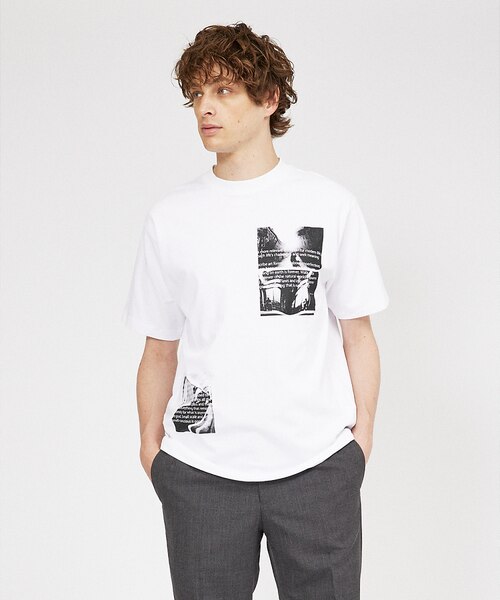 サ*ナ様 MUSUBORE オイスタープリント 半袖Tシャツ