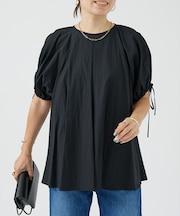 リボンスリーブブラウス