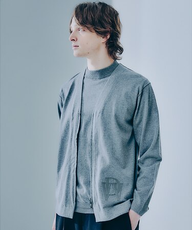 【トップメランジ】ハイツイスト カーディガン