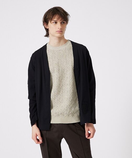 ハイツイスト ニット カーディガン