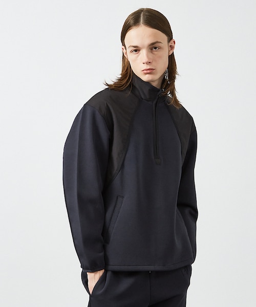 セットアップ対応/WEB別注品】ダンボール ハーフジップ アノラック