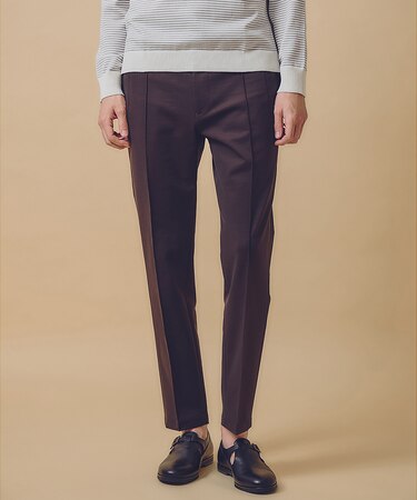 【セットアップ対応 / 定番人気】コットンコンプレッシャー ピンタックパンツ