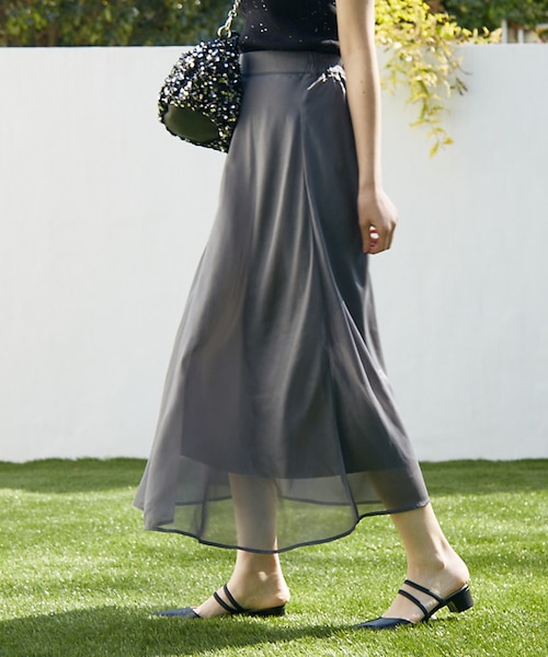 シアーフレアースカート｜デザインワークスのアウトレット通販