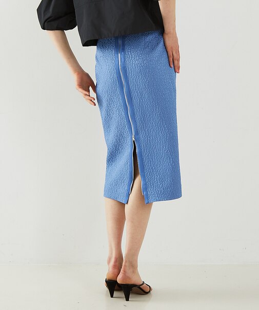 フラワージャガードタイトスカート