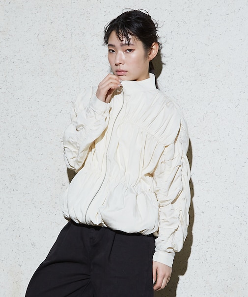 シャーリング ブルゾン