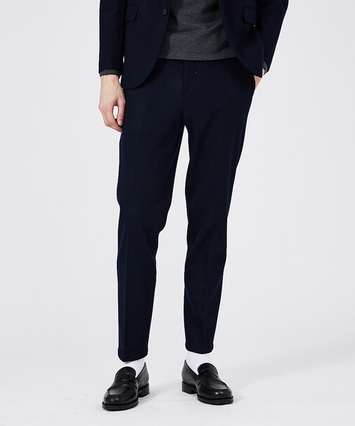 【セットアップ対応】ウールスムースジャージコンフォートパンツ