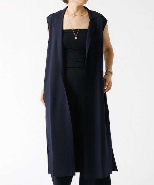 【ピンク】【boussole*qualite】クロシェネックレスロンT boussole×qualite】クロシェネックレスロンT｜デザインワークスの