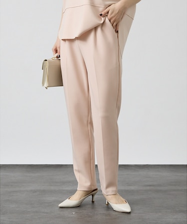 【セットアップ対応】アクアジャージーテーパードパンツ