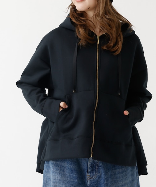 【セットアップ対応】ダブルエアーフリルジップパーカー