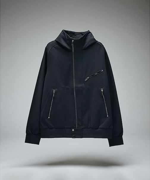 【セットアップ対応】ストレッチナイロン アクティブライダース フーディー