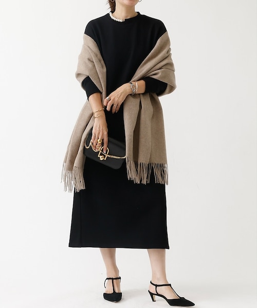 パール付きスウェットワンピース｜デザインワークスのアウトレット通販