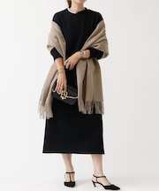 パール付きスウェットワンピース