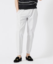 【セットアップ対応】ストレッチ ポンチ ピンタック ジョグパンツ