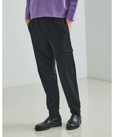 【セットアップ対応】フェイクスウェード パンツ