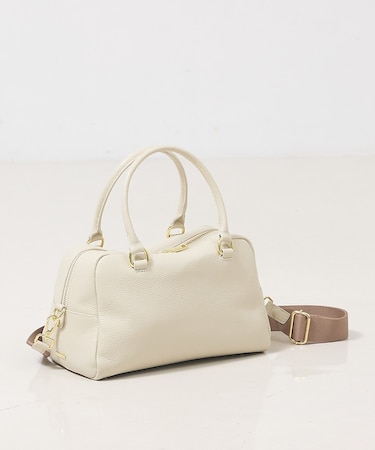 【新色追加】SOEUR/レザーボストンバッグ