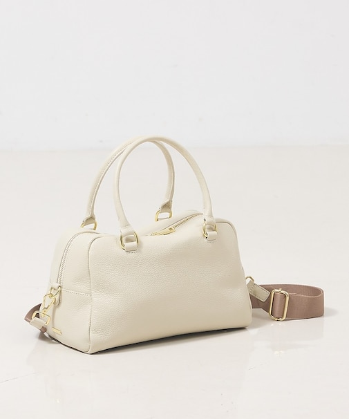 【新色追加】SOEUR/レザーボストンバッグ