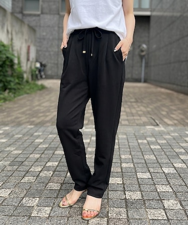 【一部店舗限定】【追加】アクアジャージテーパードパンツ