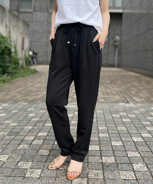 【一部店舗限定】【追加】アクアジャージテーパードパンツ