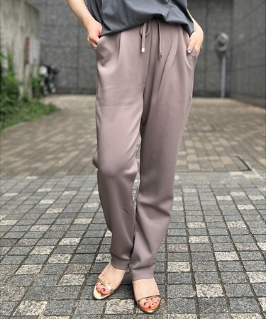 【一部店舗限定】【追加】アクアジャージテーパードパンツ