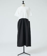 【一部店舗限定】布帛コンビワンピース
