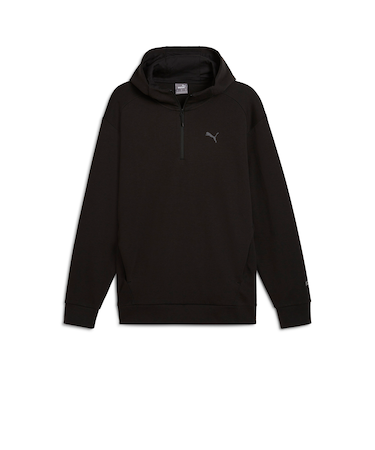 RAD/CAL HOODED HALF-ZIP DK