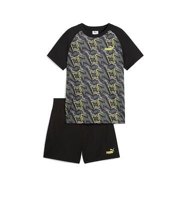 TAD ESS POLY AOP TEE AND SHORTS SET B