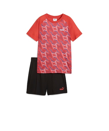 TAD ESS POLY AOP TEE AND SHORTS SET B
