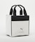 PU LOGO ROUND TOTE BAG