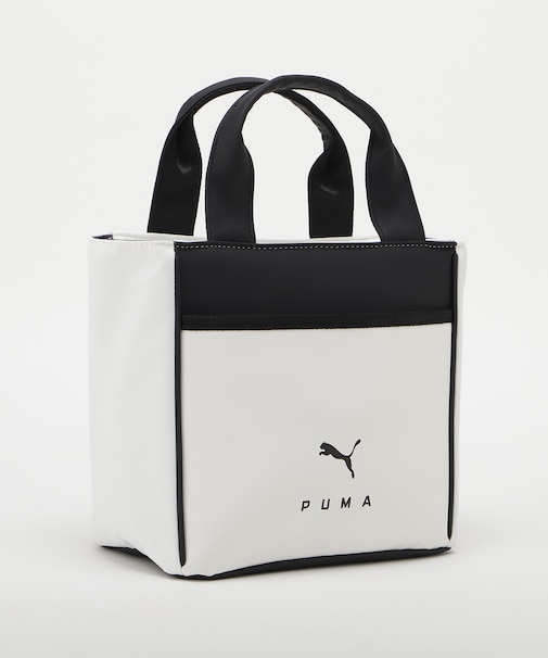 PU LOGO ROUND TOTE BAG