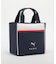 PU LOGO ROUND TOTE BAG