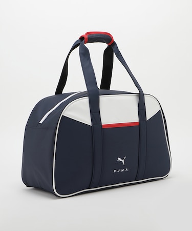PU LOGO BOSTON BAG