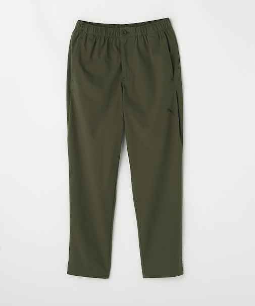 TAPERED CROPPED WOVEN PANTS