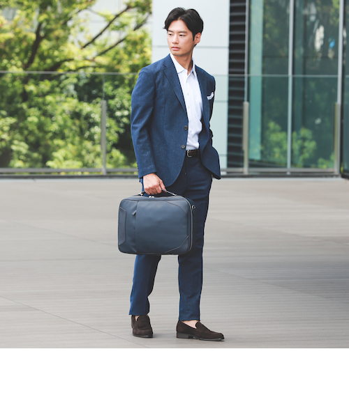 フェイクレザー 3WAY ブリーフバッグ（A4サイズ収納可能）｜ビームス