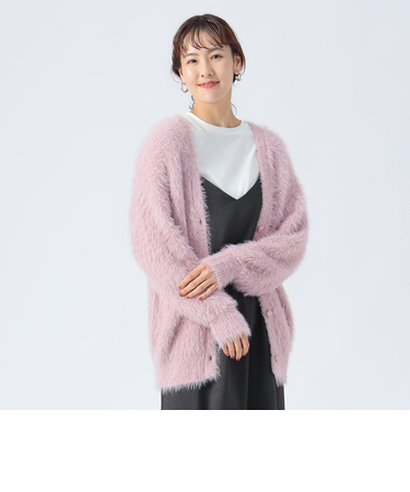 フェザーヤーン カーディガン（ウォッシャブル）