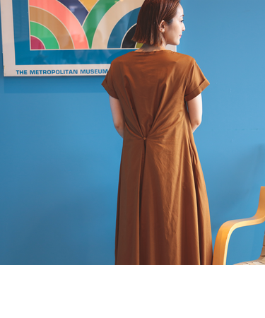 スキッパーネック 2WAYワンピース