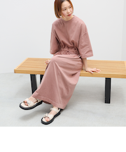 ドロスト ロングワンピース