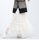チュール ティアードフリル スカート