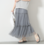 チュール ティアードフリル スカート