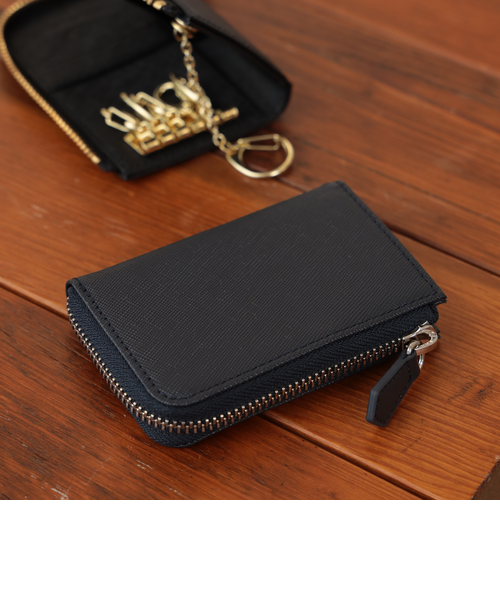 サフィアーノレザー ジップ キーケース｜ビームスアウトレットの