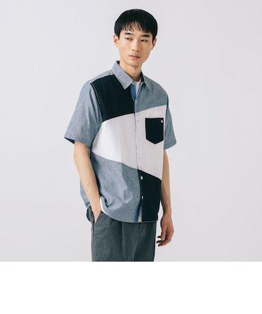 クールタッチ クレイジー 切替 シャツ