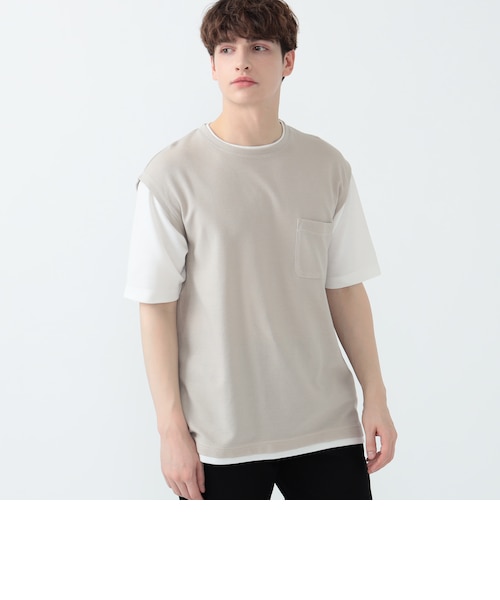 クールタッチ フェイクレイヤード ベスト Tシャツ｜ビームス