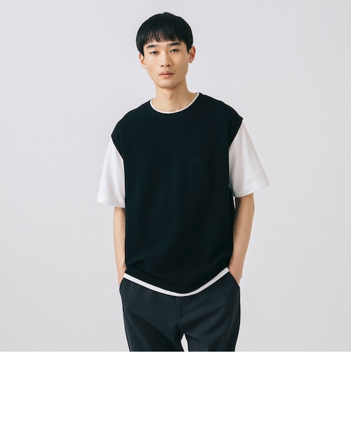 クールタッチ フェイクレイヤード ベスト Tシャツ｜ビームス