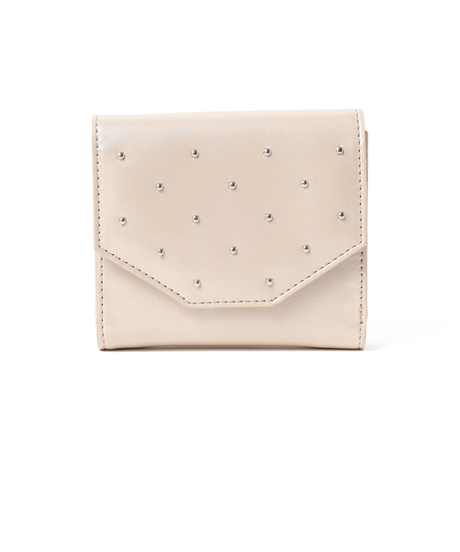 スタッズ 2つ折り ウォレット