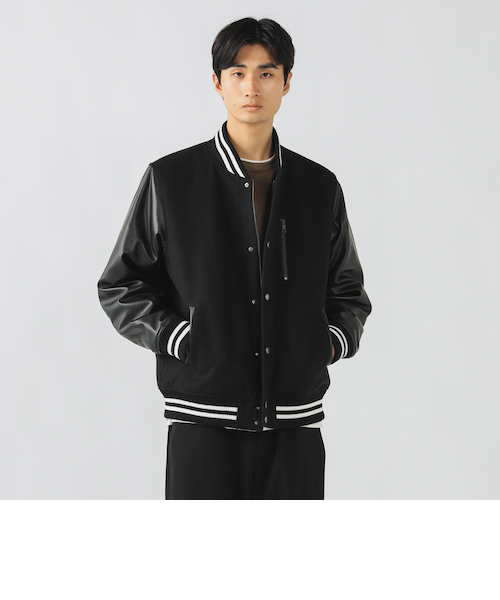 胸ジップ スタジアム ブルゾン｜ビームスアウトレットのアウトレット