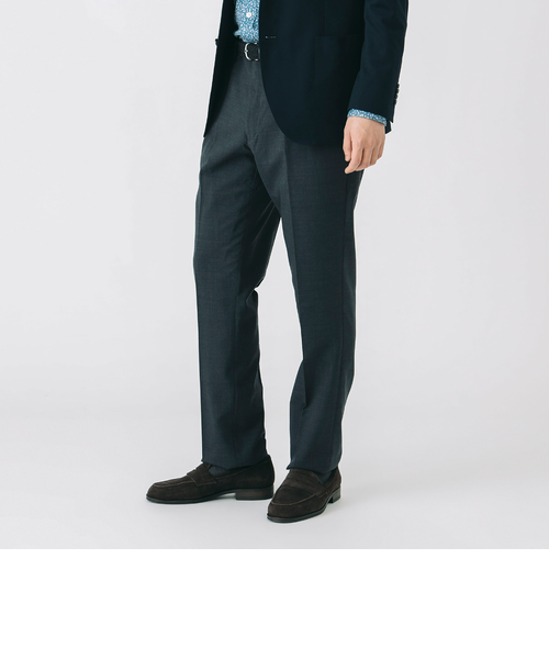 トロピカルウール ベーシックノープリーツ スラックス（S～XXL