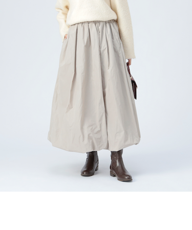 タフタ バルーンスカート