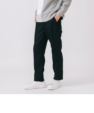 シャークスキン テーパード パンツ