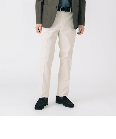 ストレッチチノ ノープリーツスラックス 25SS（S～XL）