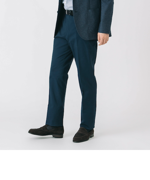 BIOTOP】ノープリーツウールスラックス サイズL BIOTOP(ビオトープ